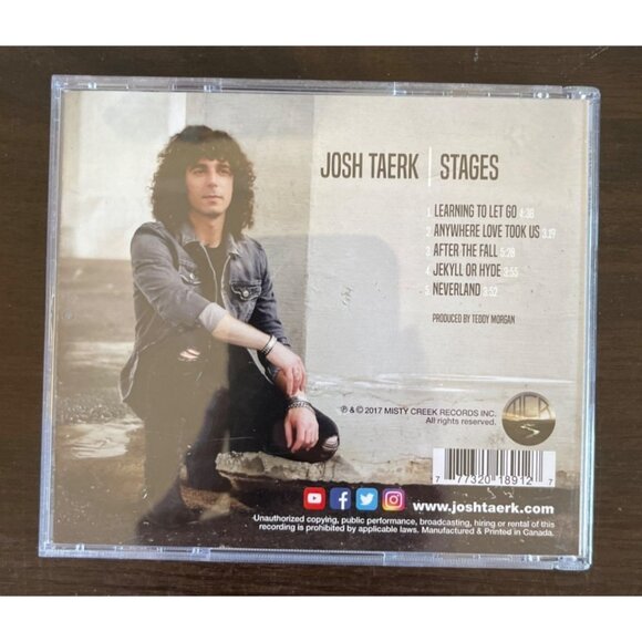 3 For $6 Josh Taerk : Stages Misty Creek Records (CD, 2017) - Picture 3 of 3